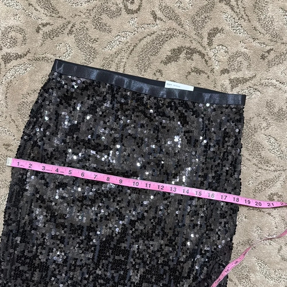Sequin Black Skirt - Picture 4 of 5